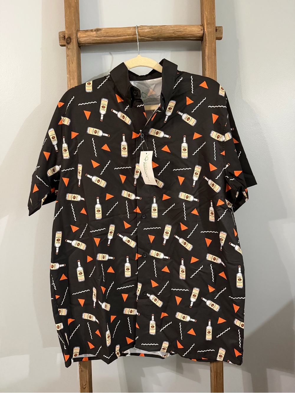 Tito’s Handmade by F.S.P Fast Sustainable Products Tito’s Vodka Novelty ButtonUp